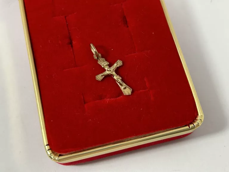 DELIKATNY ZŁOTY KRZYŻYK PRÓBY 333