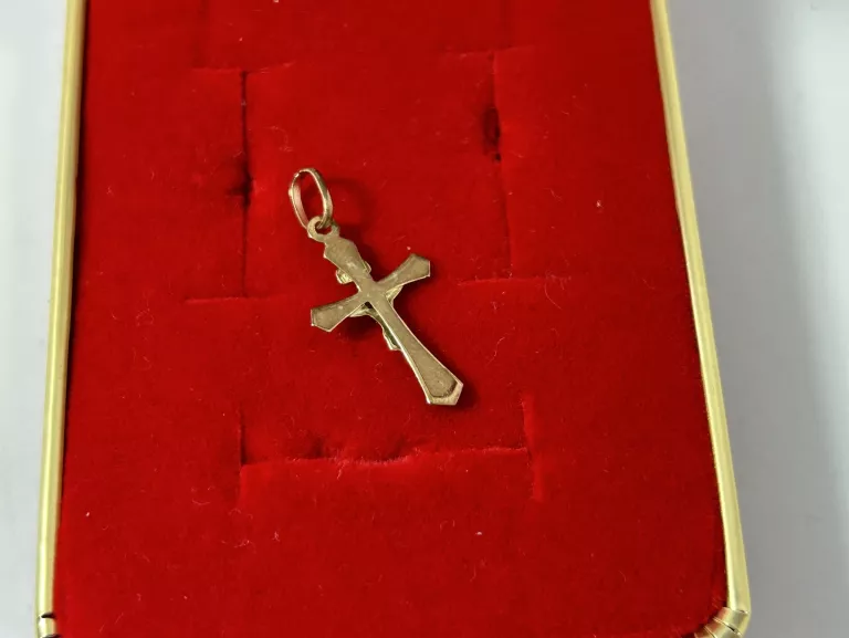 DELIKATNY ZŁOTY KRZYŻYK PRÓBY 333