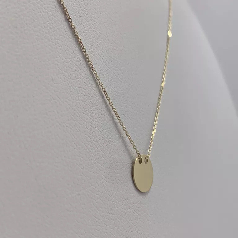 ZŁOTY ŁAŃCUSZEK CELEBRYTKA P:585 W:1,10 DŁ;44CM