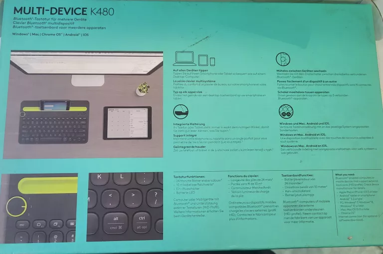 KLAWIATURA BT LOGITECH K480