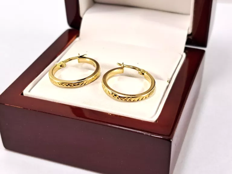 piekne-zlote-kolczyki-kola-585179g-kamien-bez-kamienia