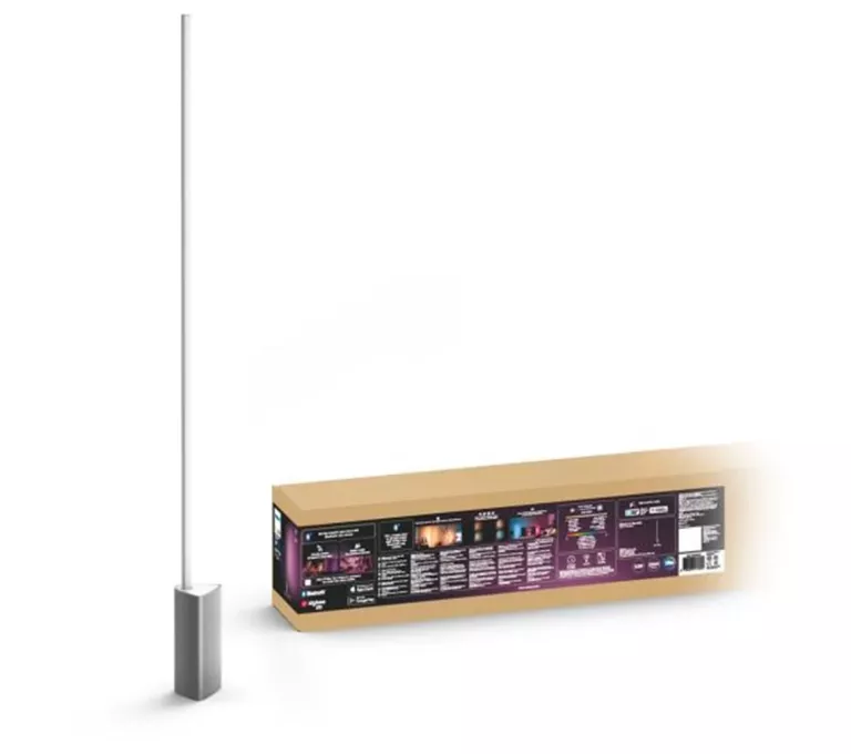 LAMPA PODŁOGOWA PHILIPS HUE SIGNE SZARA