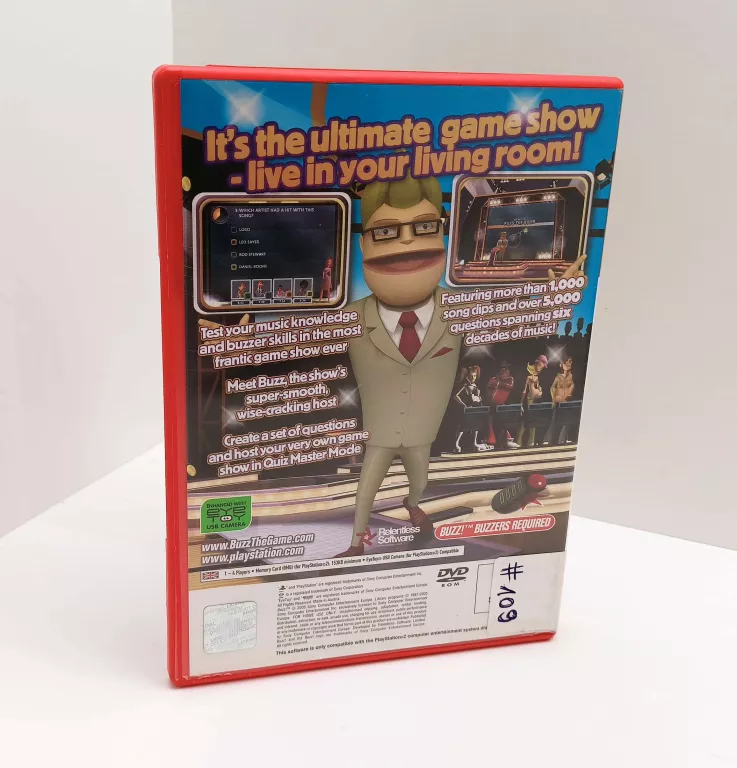 GRA PS2 BUZZ!: THE MUSIC QUIZ
