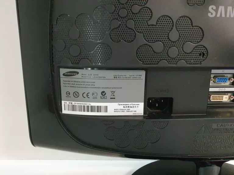MONITOR SAMSUNG 933HD