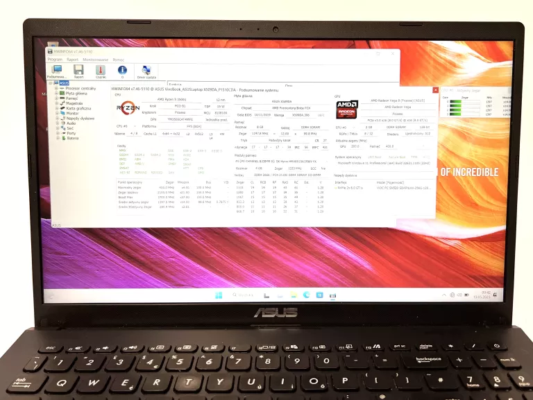 LAPTOP ASUS EXPERTBOOK X509DA-P1510CDA RYZEN 5