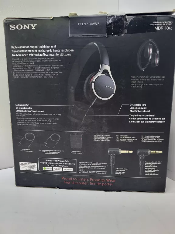 SŁUCHAWKI SONY MDR-10RC,PUD