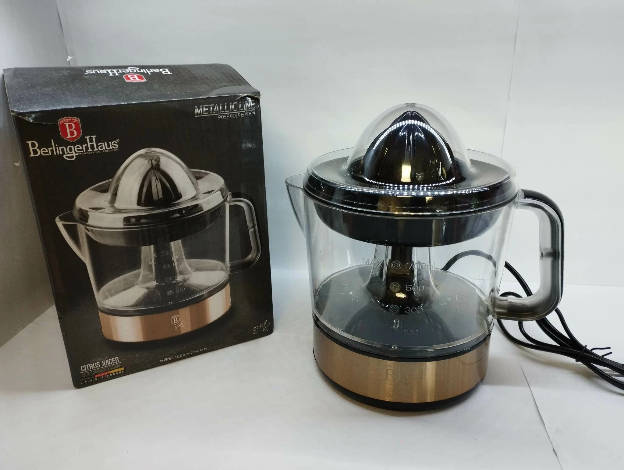 Electric citrus juicer Berlinger Haus BH 9385 Rose Gold