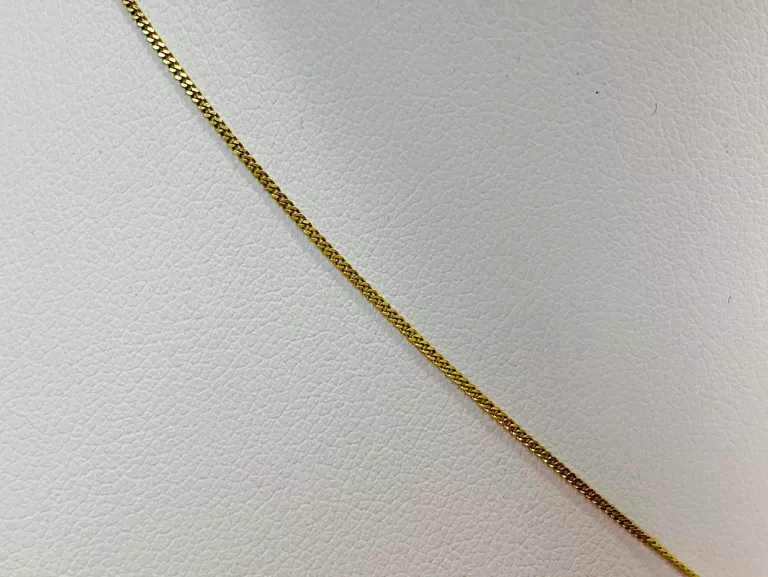 ZŁOTY ŁAŃCUSZEK Z ZAWIESZKĄ 375 1,50 G 45 CM