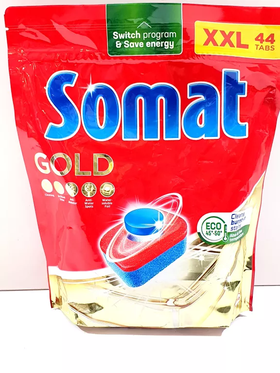 SOMAT GOLD TABLETKI DO ZMYWARKI 44 SZTUKI