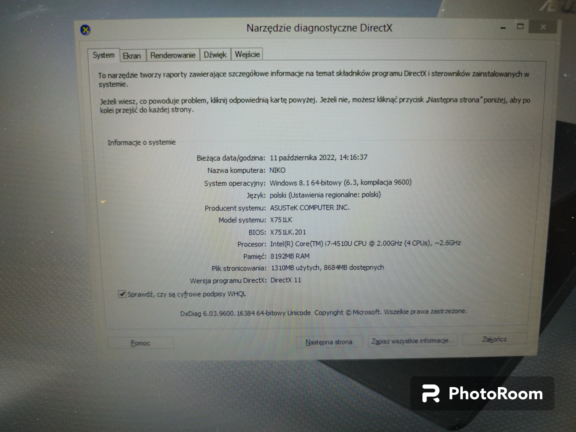 laptop-asus-f751l-i7-4gen-8ram-gtx850m-stan-uzywany