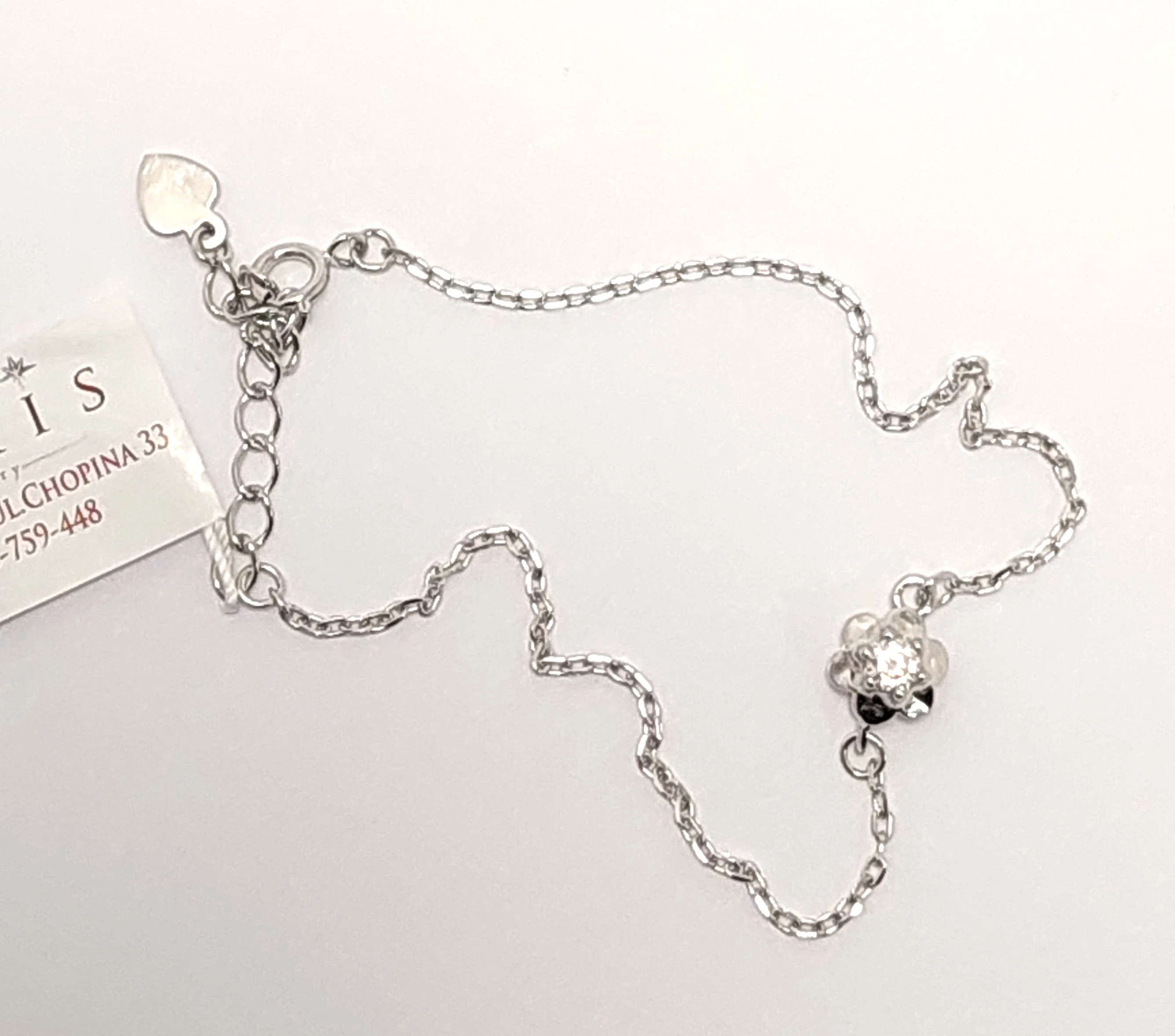 srebrna-bransoletka-kwiat-cyrkonia-150g-16-20cm-stan-uzywany