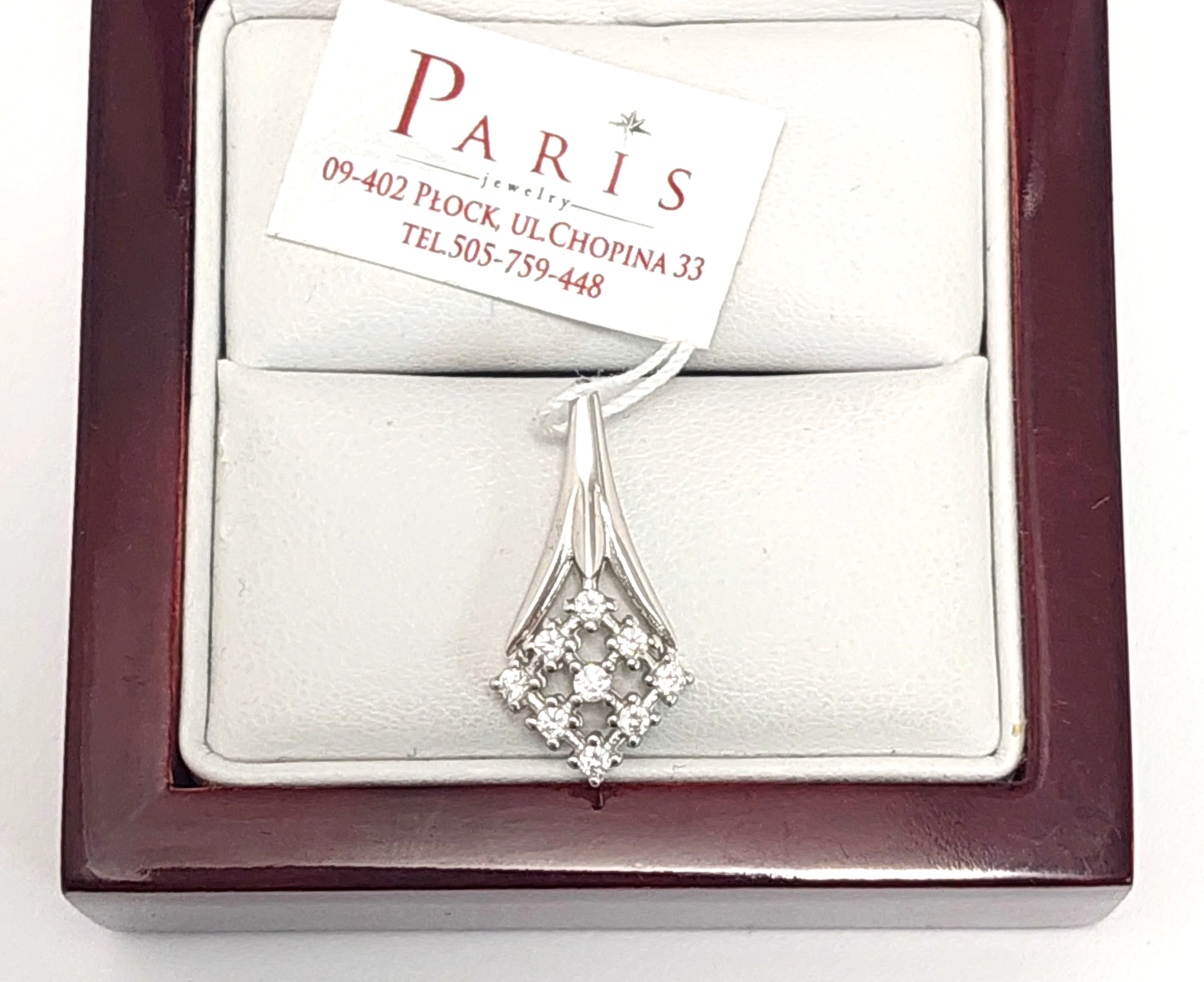 srebrna-zawieszka-paris-romb-cyrkonie-925-190g-rodzaj-wyrob-jubilerski
