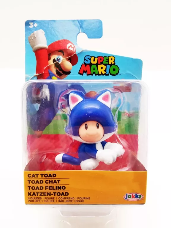 SUPER MARIO FIGURKA CAT TOAD 6CM NINTENDO S37