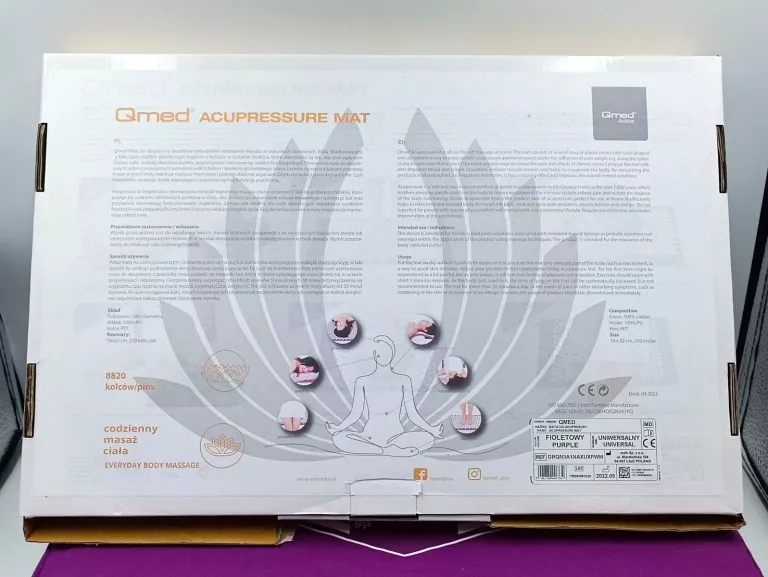 MATA DO AKUPRESURY QMED ACUPRESSURE MAT