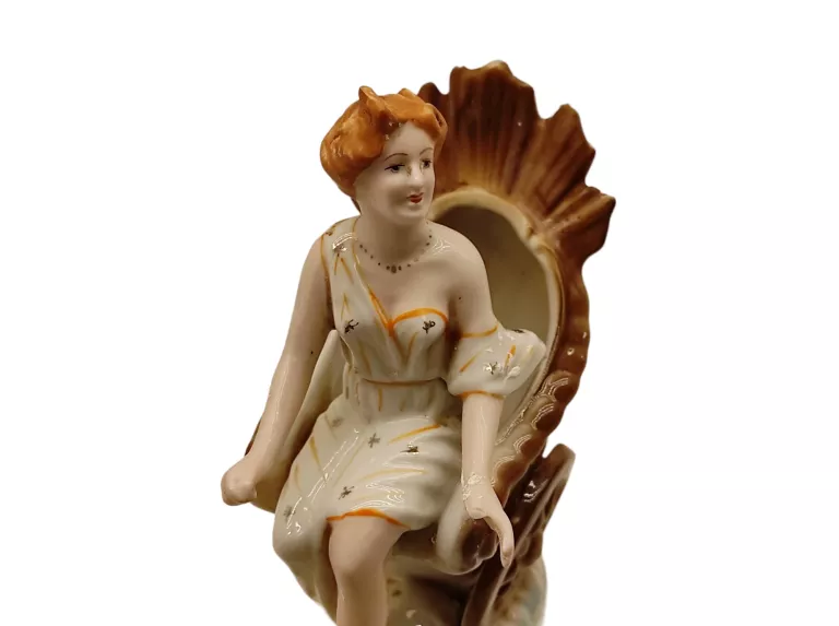 FIGURKA PORCELANOWA DWA KONIKI I PANI SYGN REGENT