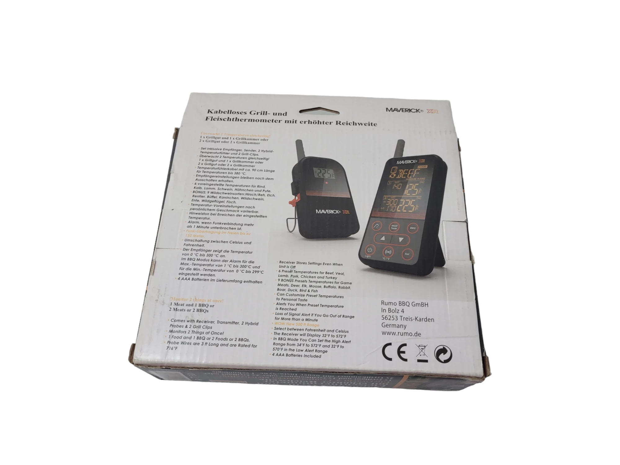 termometr-do-grilla-bezprzewodowy-maverick-xr-40-stan-uzywany