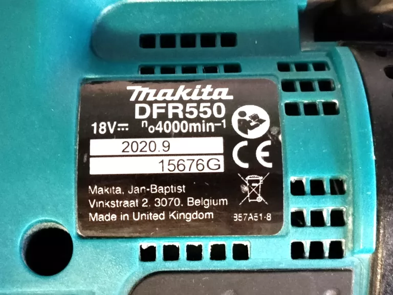 WKRĘTARKA AKUMULATOROWA MAKITA DFR550