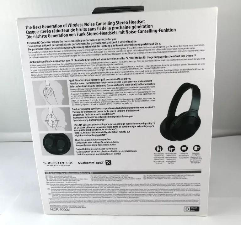 SŁUCHAWKI SONY MDR-1000X