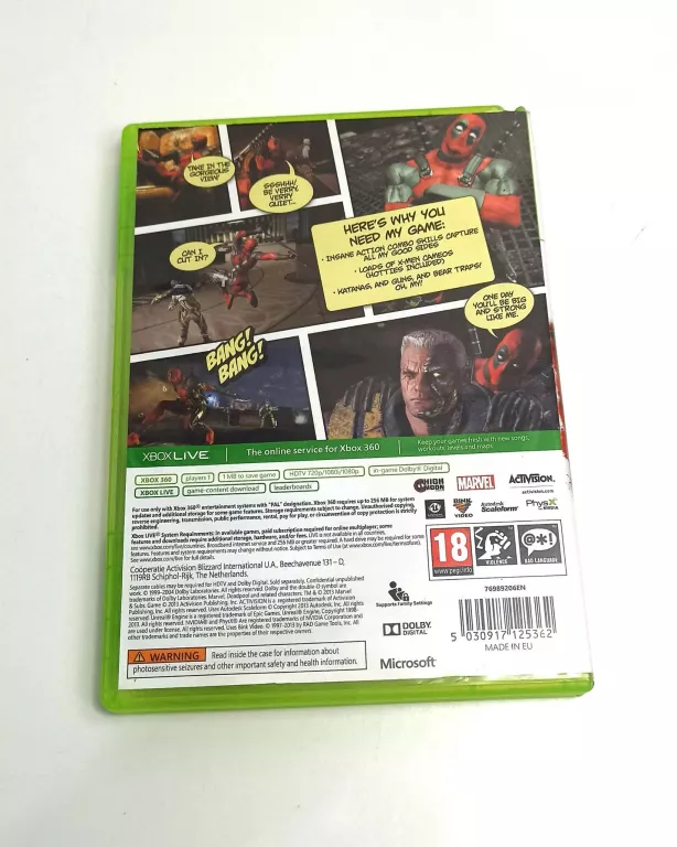 GRA DEADPOOL XBOX 360