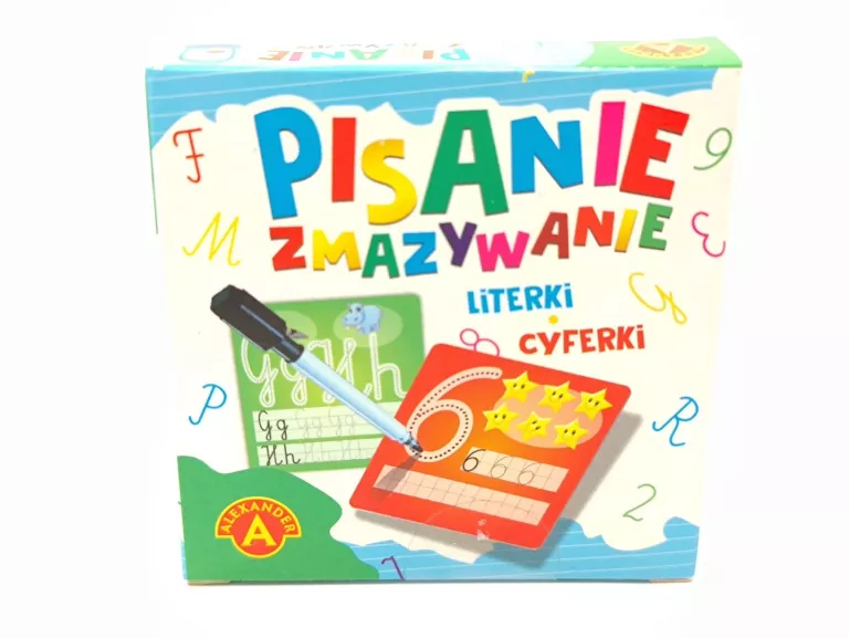 PISANIE ZMAZYWANIE LITERY CYFERKI ALEXANDER