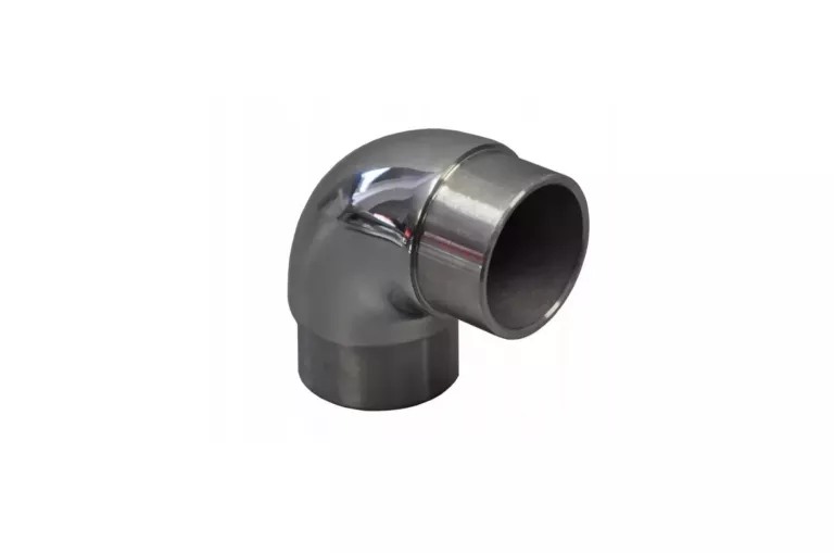 ŁĄCZNIK PORĘCZY NIERDZEWNY KNAP OVAL 42,4 MM 90° P