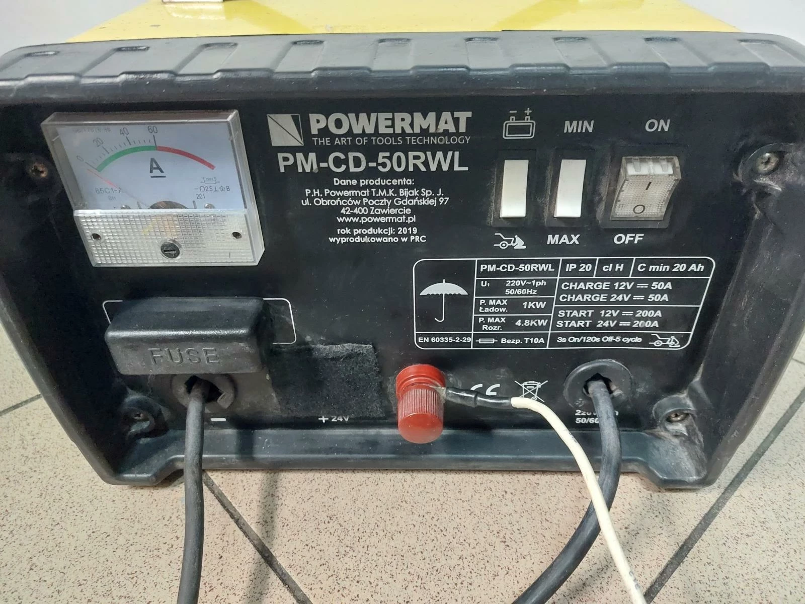 prostownik-powermat-pm-cd-50-rwl-stan-uzywany