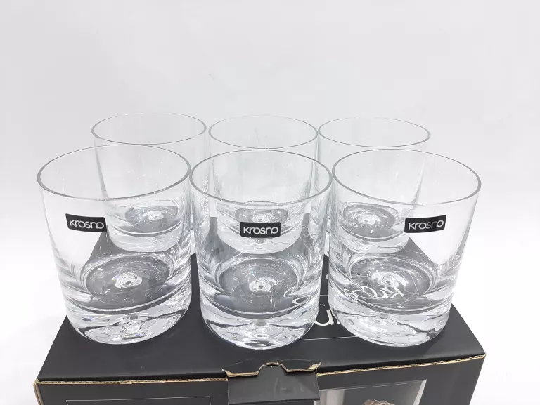 SZKLANKI DO WHISKY KROSNO 250ML X 6 SZT.