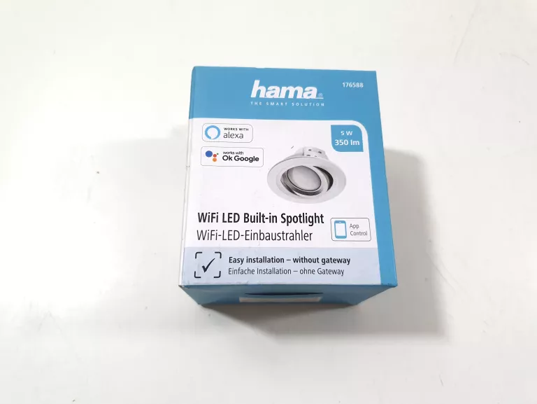 HAMA REFLEKTOR LAMPA WIFI SMART OPRAWA WPUSZCZANA