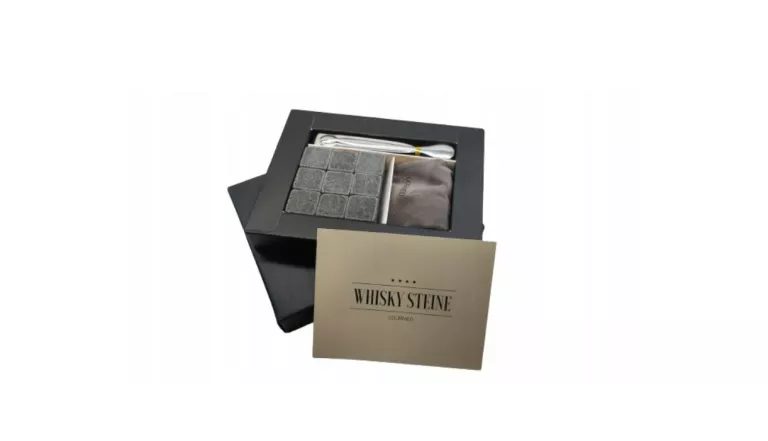 KAMIENNE KOSTKI DO WHISKY GOURMEO 9 SZTUK