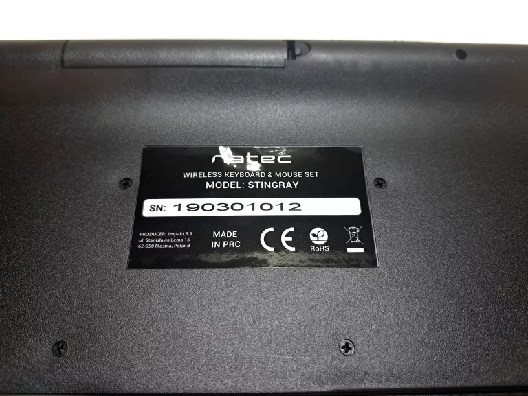 KLAWIATURA NATEC STINGRAY NZB-1440 POWYSTAWOWA