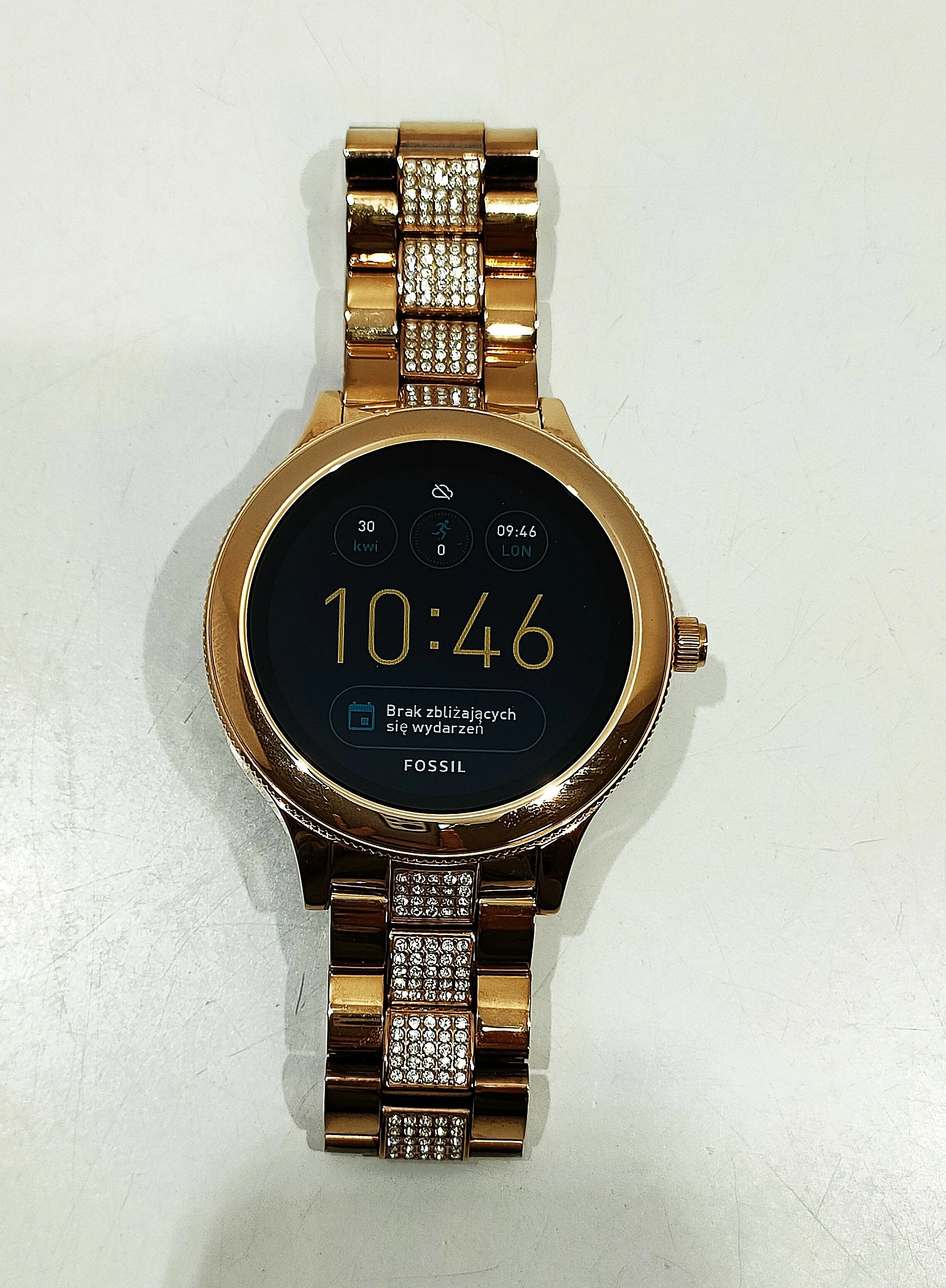 smartwatch-fossil-q-venture-gen-3-dw5a-zloty-lokalizator-gps-tak