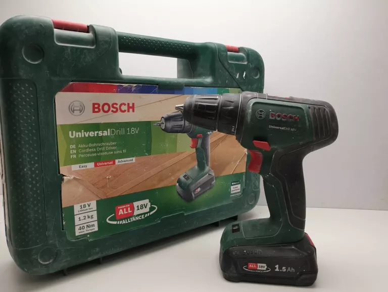 WIERTARKO-WKRĘTARKA BOSCH UNIVERSAL DRILL 18V