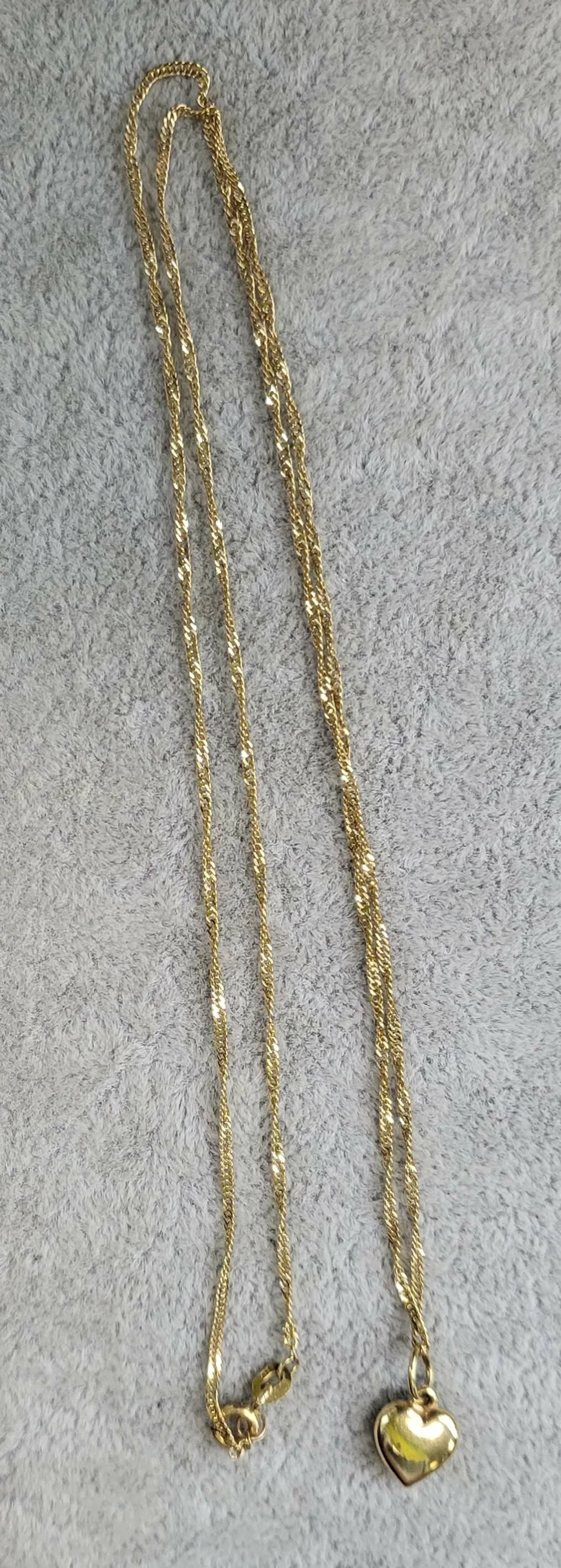 zloty-lancuszek-z-serduszkiem-rodzaj-wyrob-jubilerski