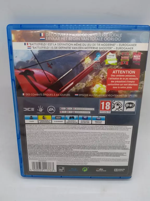 GRA PS4 BATTLEFIELD 1