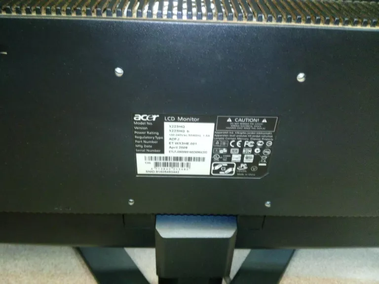 MONITOR LCD ACER X223HQ