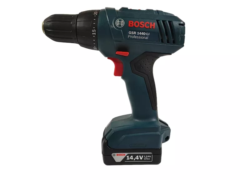 BOSCH GSR 1440-LI 3X AKU 14,4V/1.5AH+ ŁADOWARKA