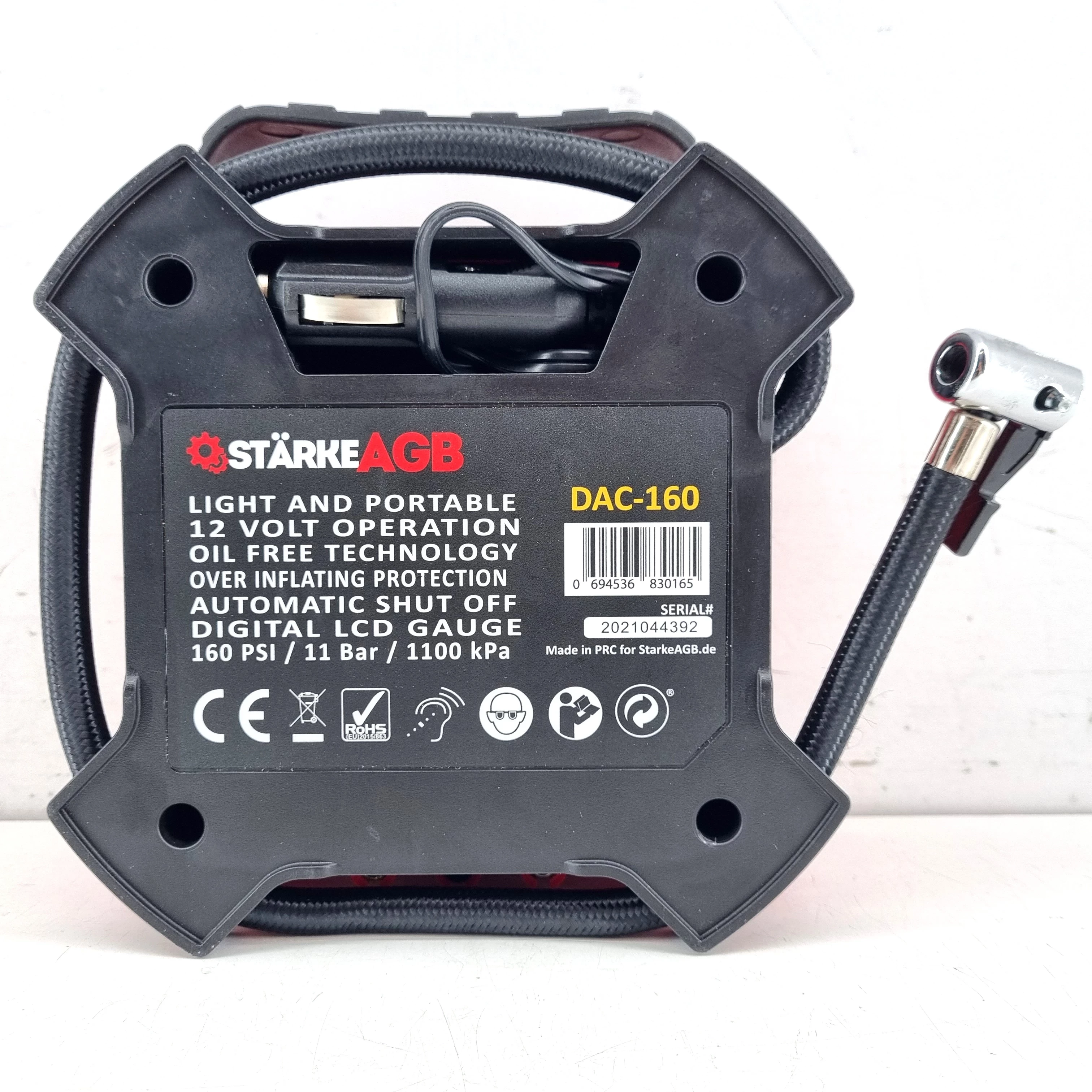 kompresor-starke-agb-dac-160-jak-nowy-pudelko-stan-powystawowy