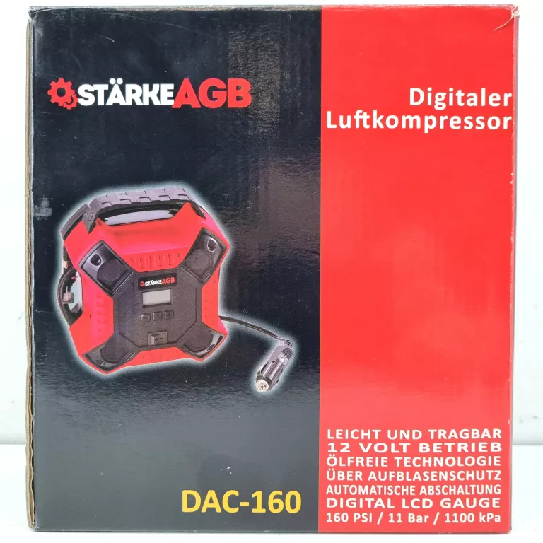 KOMPRESOR STARKE AGB DAC-160 JAK NOWY + PUDEŁKO
