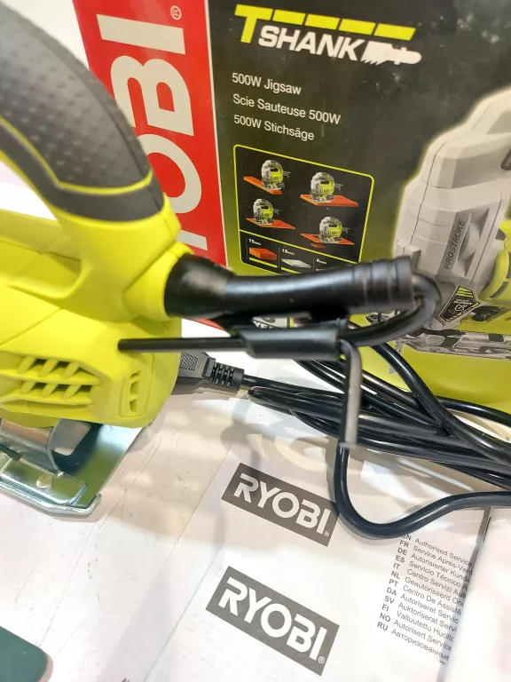 WYRZYNARKA RYOBI RJS750 + NOŻYKI BOSCH