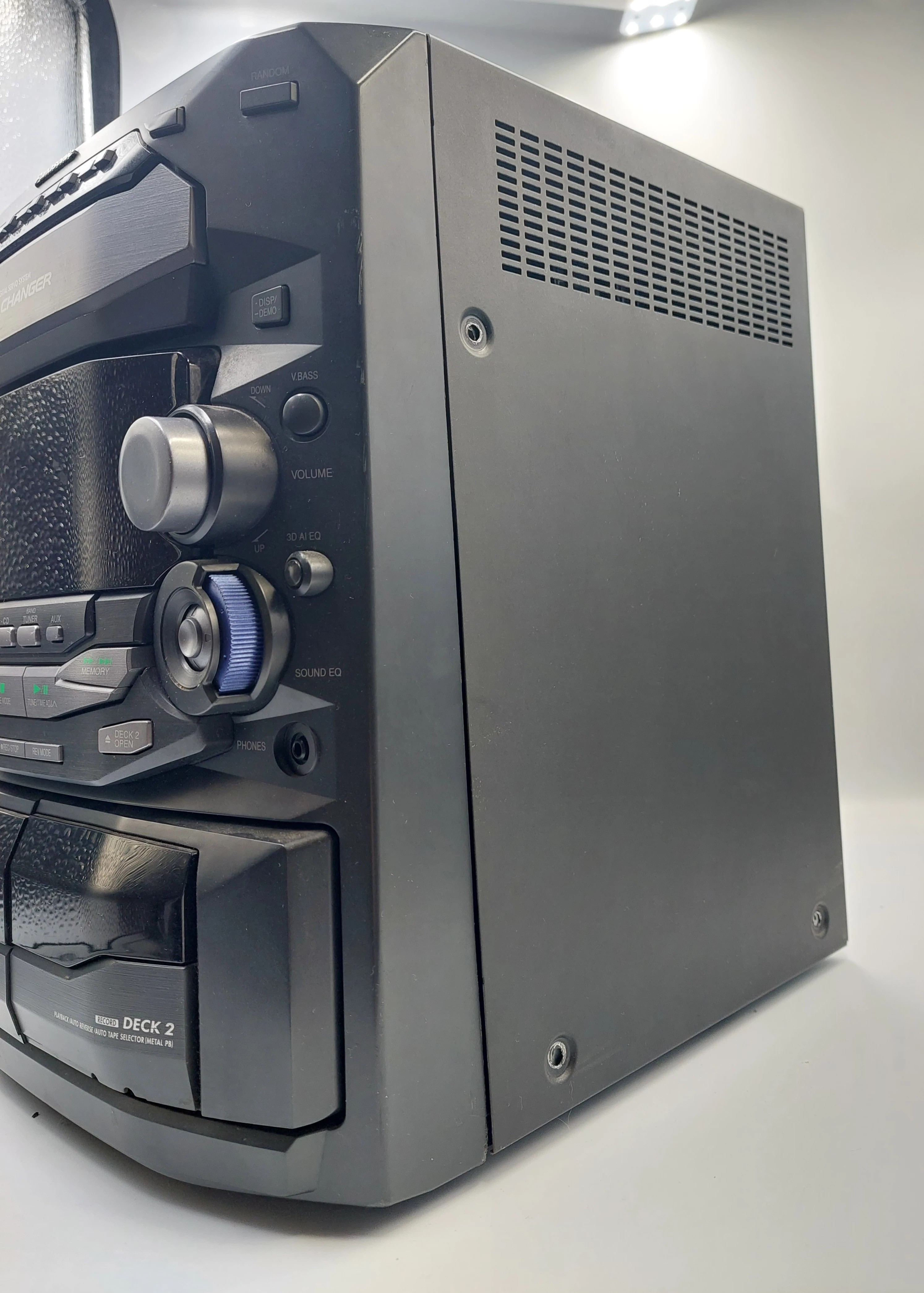 MINIWIEŻA STEREO PANASONIC SA-AK18 Z GŁOŚNIKAMI | Wieże stereo ...