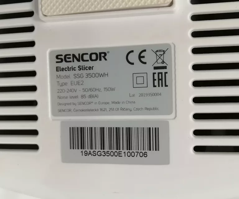 SZATKOWNICA SENCOR SSG 3500WH ZESTAW