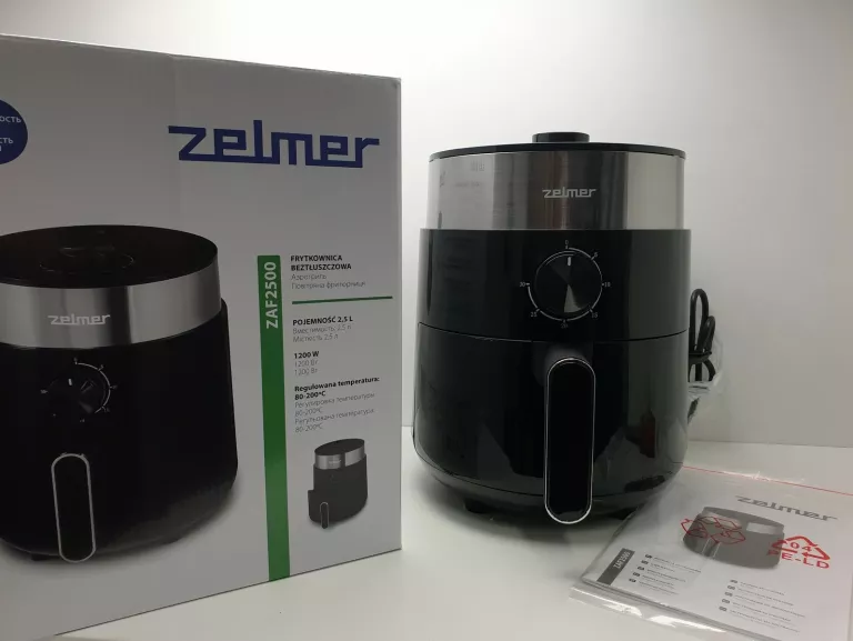 FRYTKOWNICA AIR FRYER ZELMER ZAF2500 1200W KOMPLE