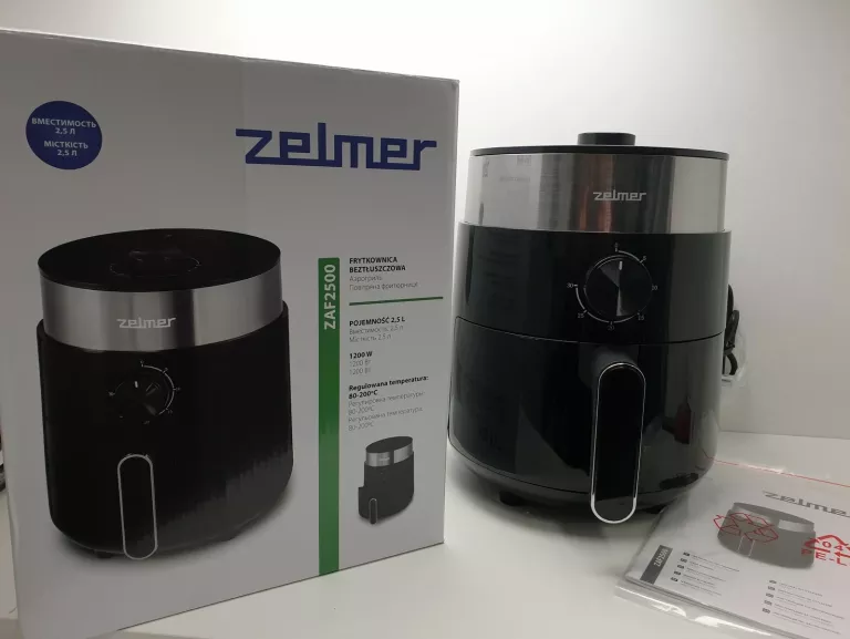 FRYTKOWNICA AIR FRYER ZELMER ZAF2500 1200W KOMPLE