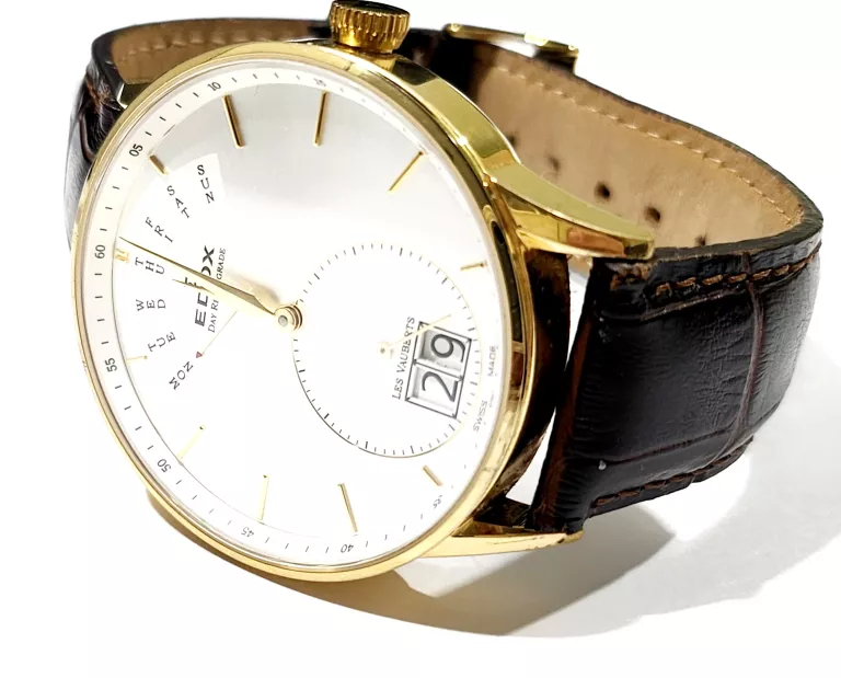 EDOX LES VAUBERTS DAY RETROGRADE 34005 KOMPLET