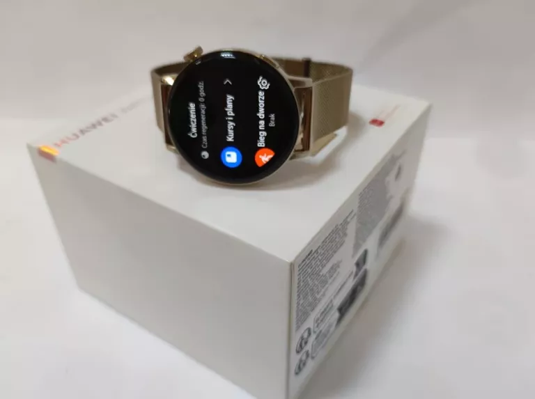 SMARTWATCH HUAWEI WATCH GT 3 42MM ELEGANT ZŁOTY