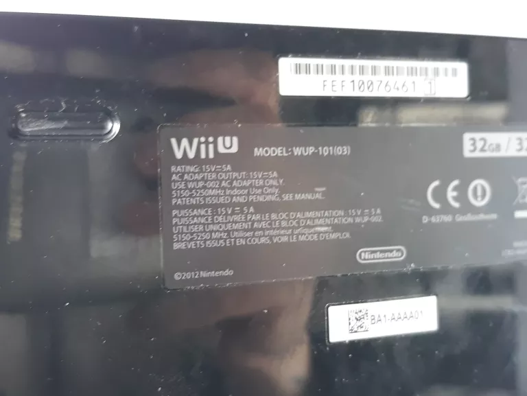 KONSOLA NINTENDO WII U WUP-010+6 GIER+OKABLOWANIE
