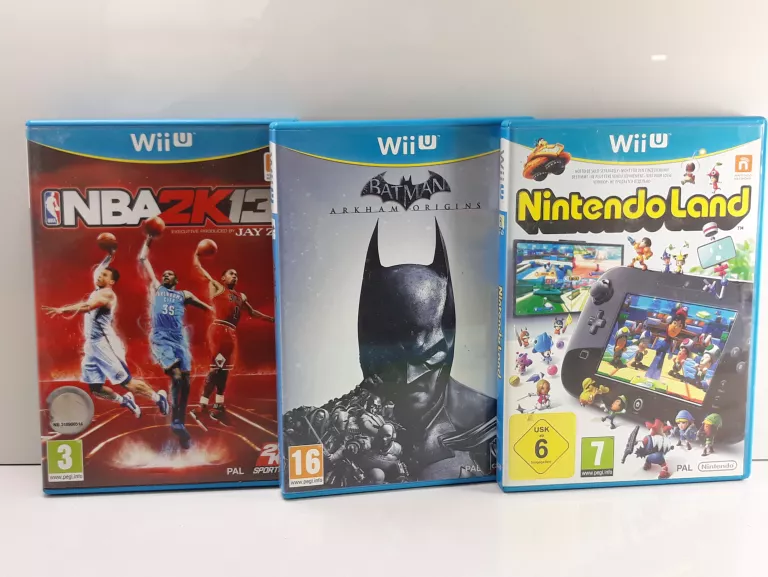 KONSOLA NINTENDO WII U WUP-010+6 GIER+OKABLOWANIE