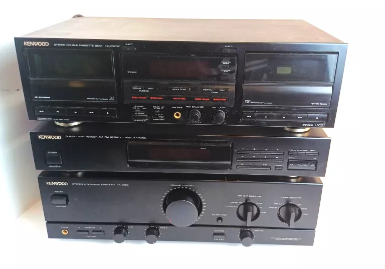 ZESTAW KENWOOD WZMACNIACZ KA 3020 TUNER FM + MAG