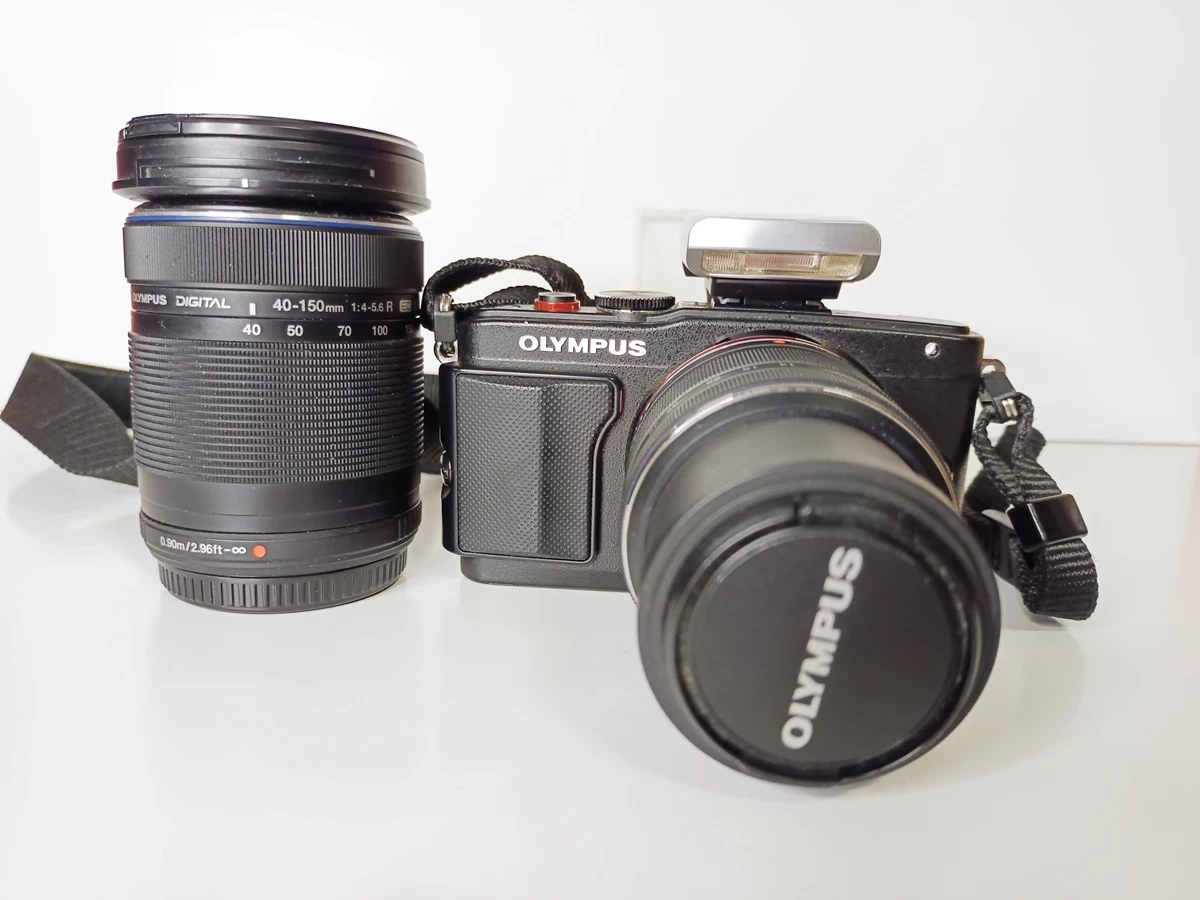 aparat-olympus-pen-e-pl62-obiektyw-etui-czarne-sliczna-54-sj-wroclaw