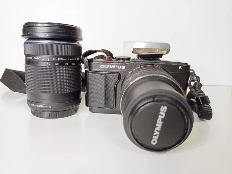 aparat-olympus-pen-e-pl62-obiektyw-etui-czarne-sliczna-54-sj-wroclaw